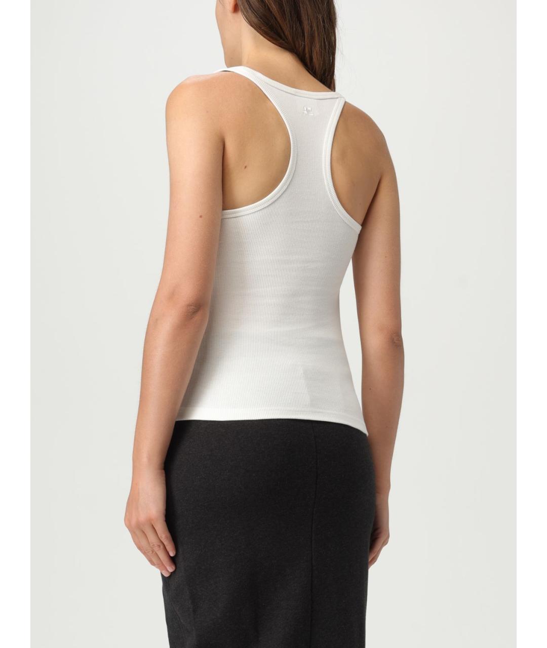 COURREGES Белая майка, фото 3