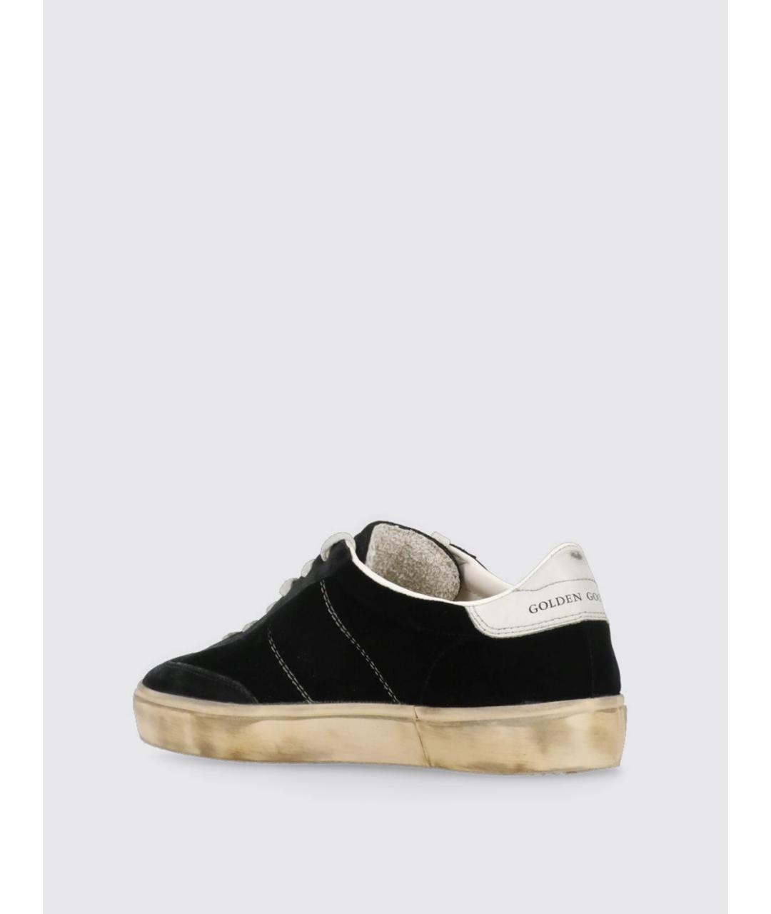 GOLDEN GOOSE DELUXE BRAND Черные кожаные кеды, фото 3
