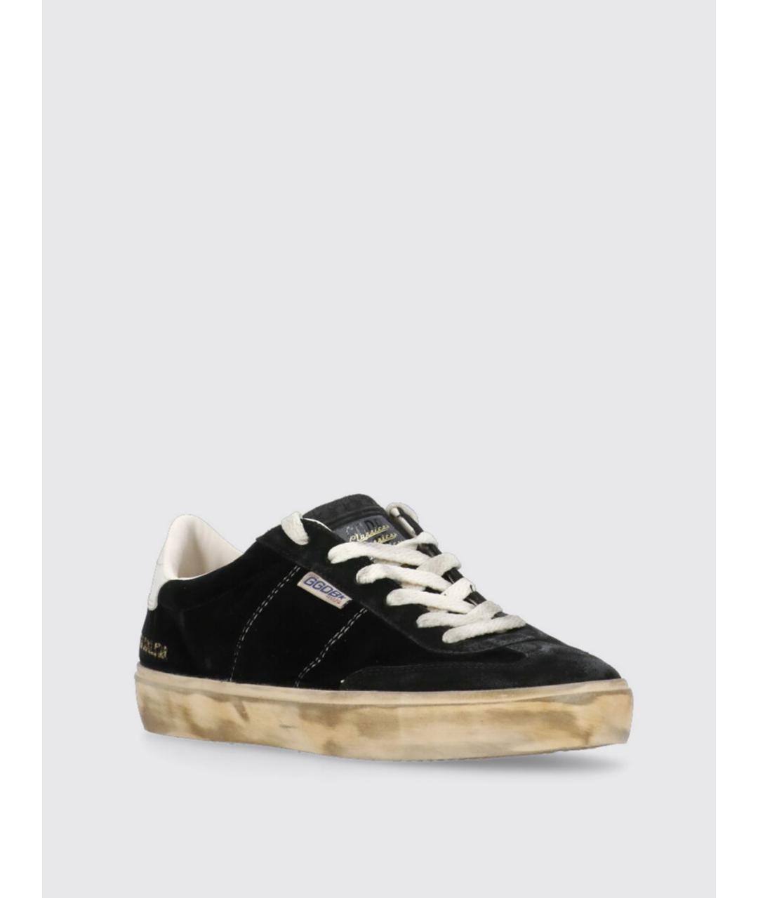 GOLDEN GOOSE DELUXE BRAND Черные кожаные кеды, фото 2
