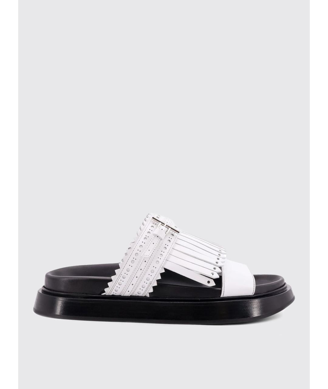 ALEXANDER MCQUEEN Белые босоножки, фото 5