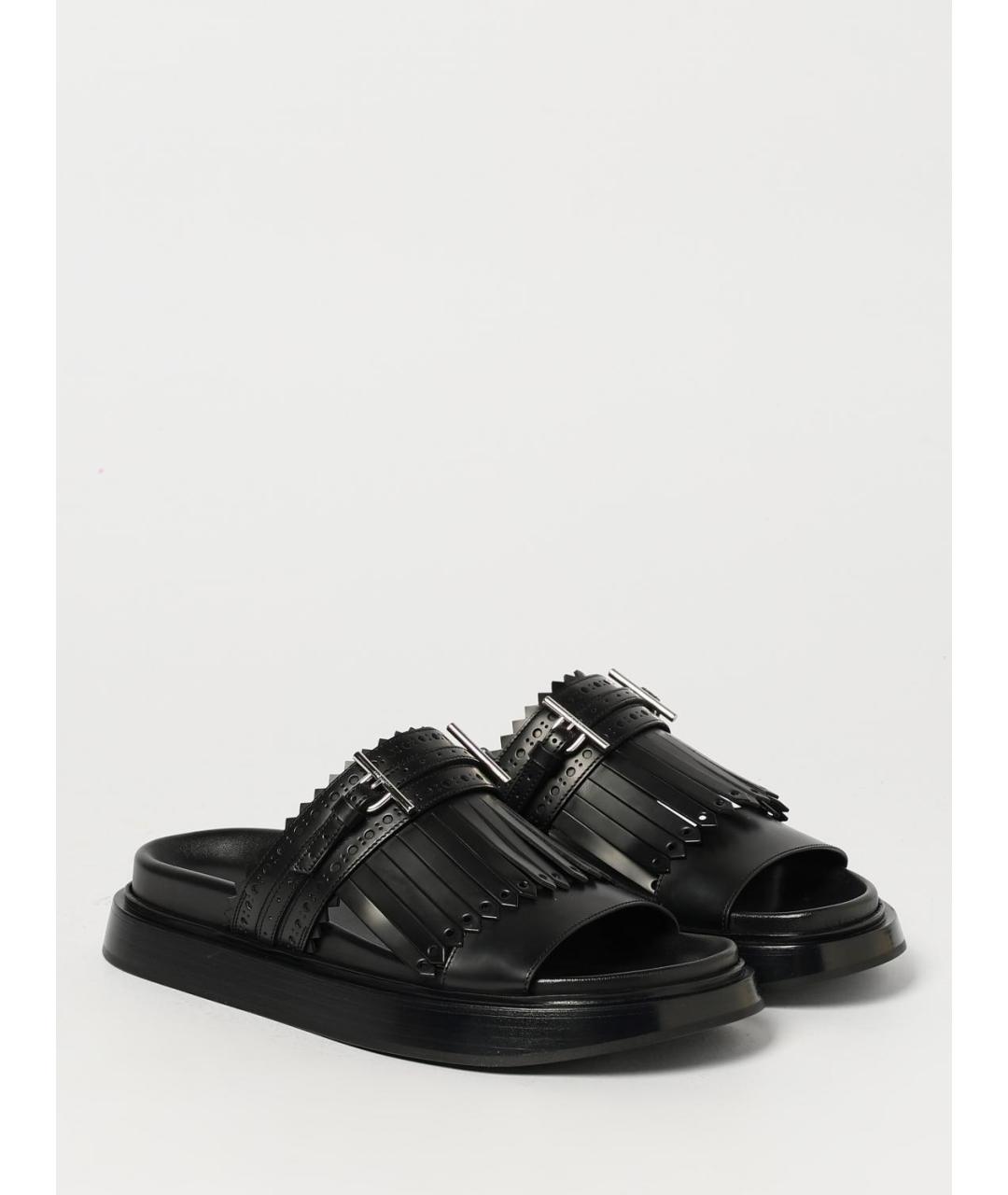 ALEXANDER MCQUEEN Черные босоножки, фото 2