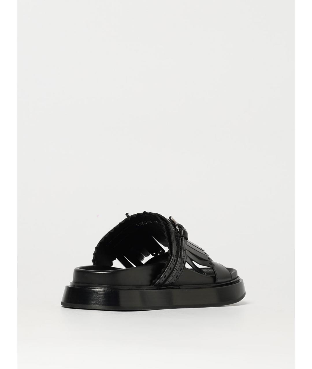 ALEXANDER MCQUEEN Черные босоножки, фото 3