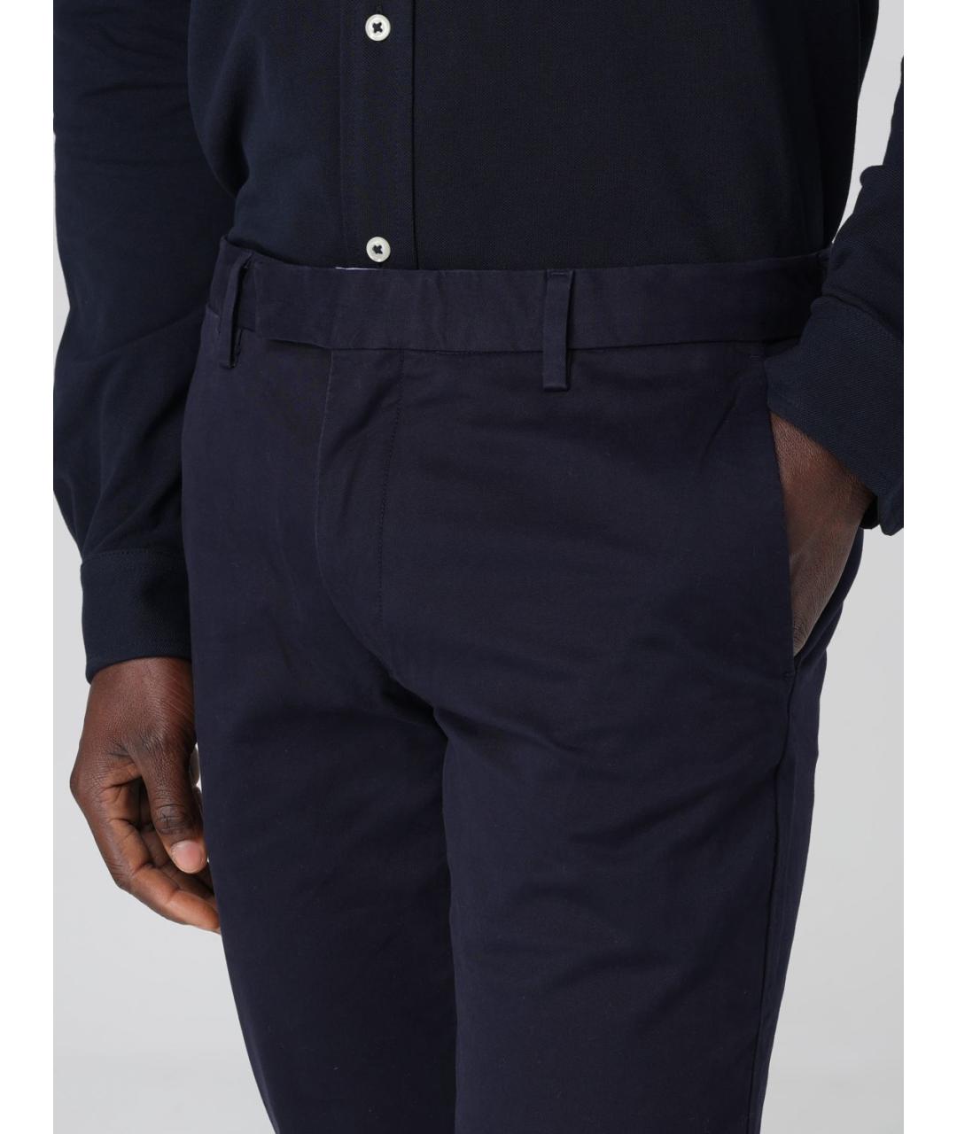 POLO RALPH LAUREN Темно-синие хлопковые повседневные брюки, фото 4