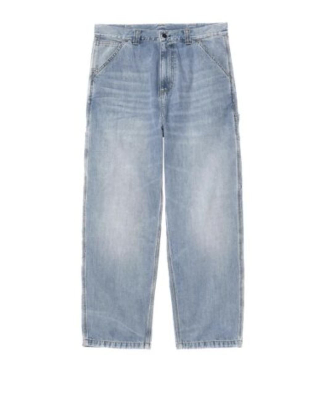 CARHARTT WIP Голубые прямые джинсы, фото 1