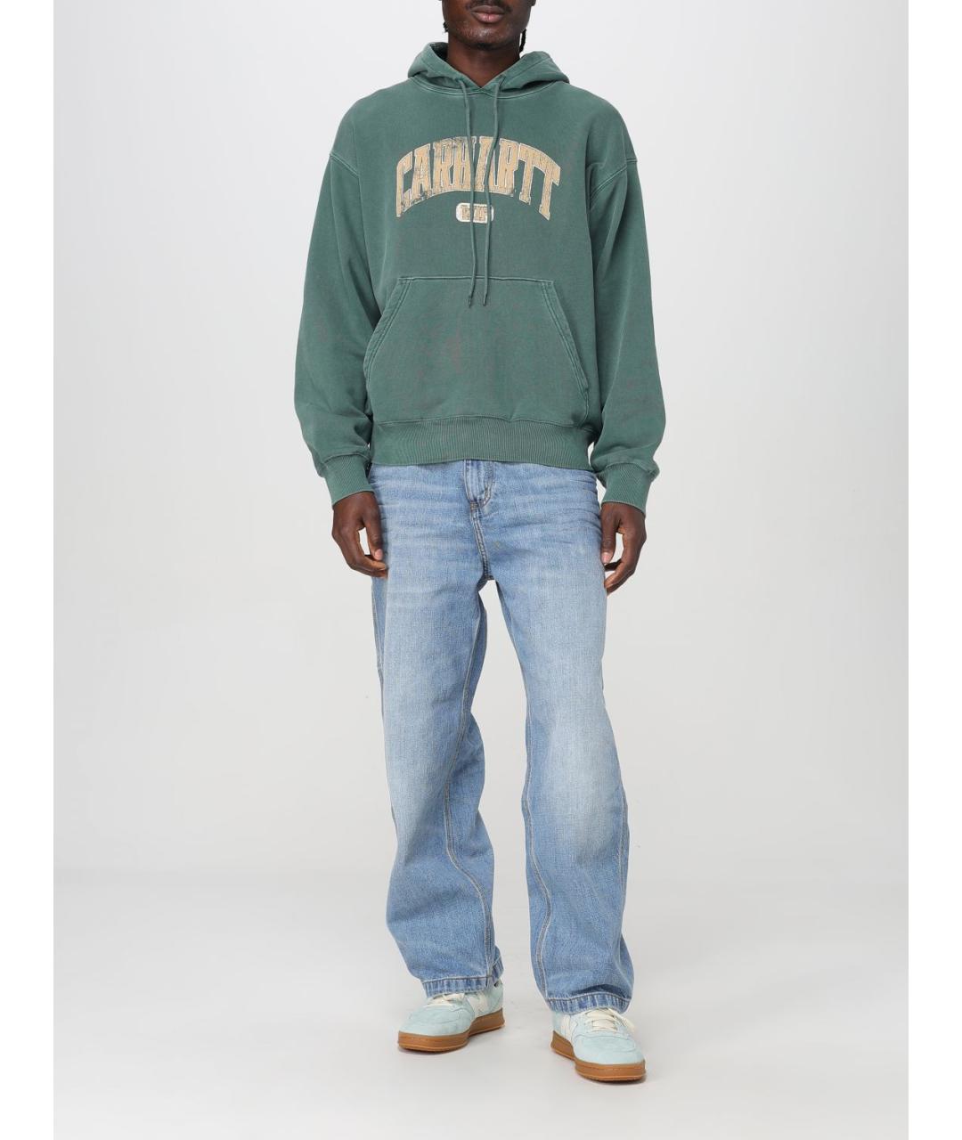 CARHARTT WIP Голубые прямые джинсы, фото 3