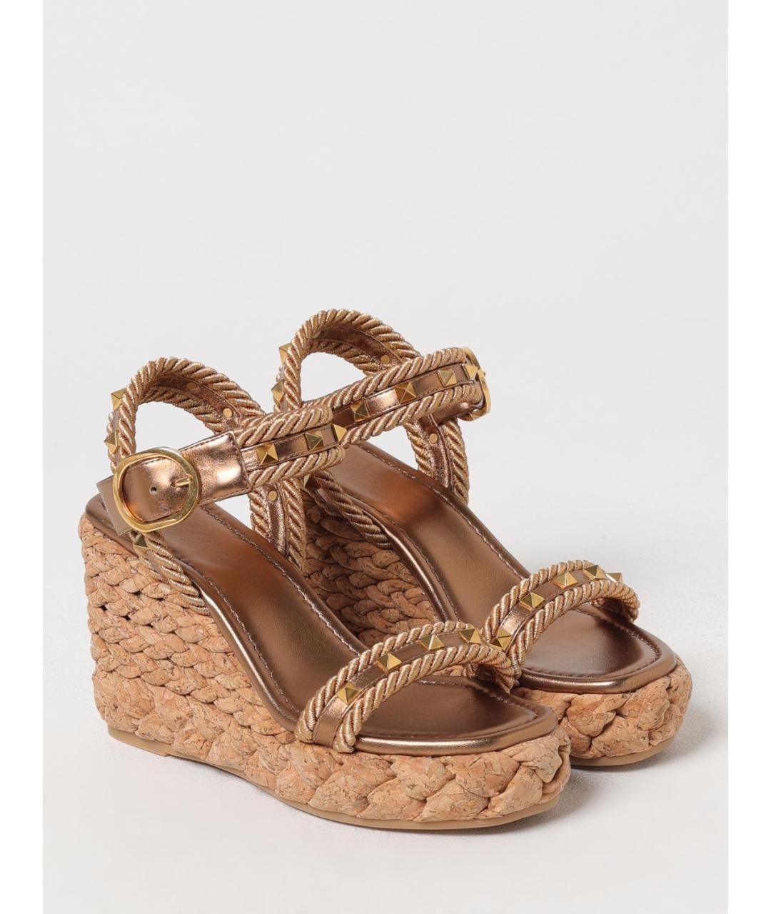 VALENTINO Коричневые босоножки, фото 2