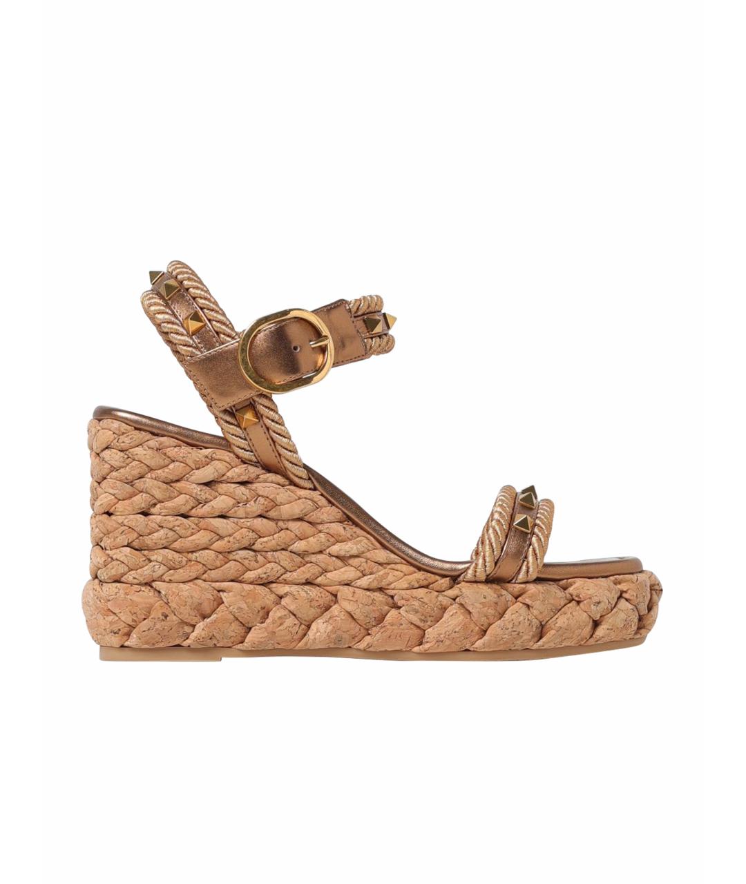 VALENTINO Коричневые босоножки, фото 1