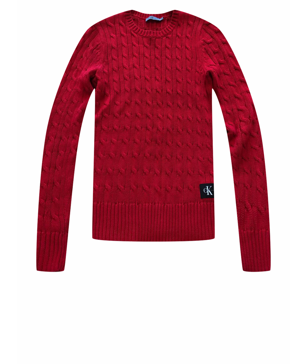 CALVIN KLEIN JEANS Красный хлопковый джемпер / свитер, фото 1