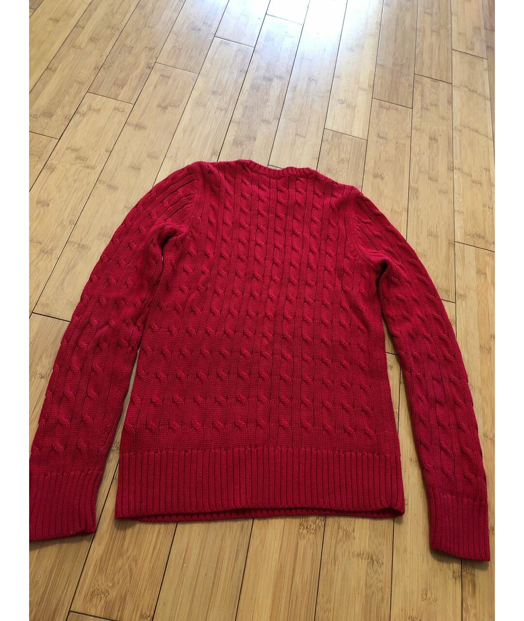CALVIN KLEIN JEANS Красный хлопковый джемпер / свитер, фото 2