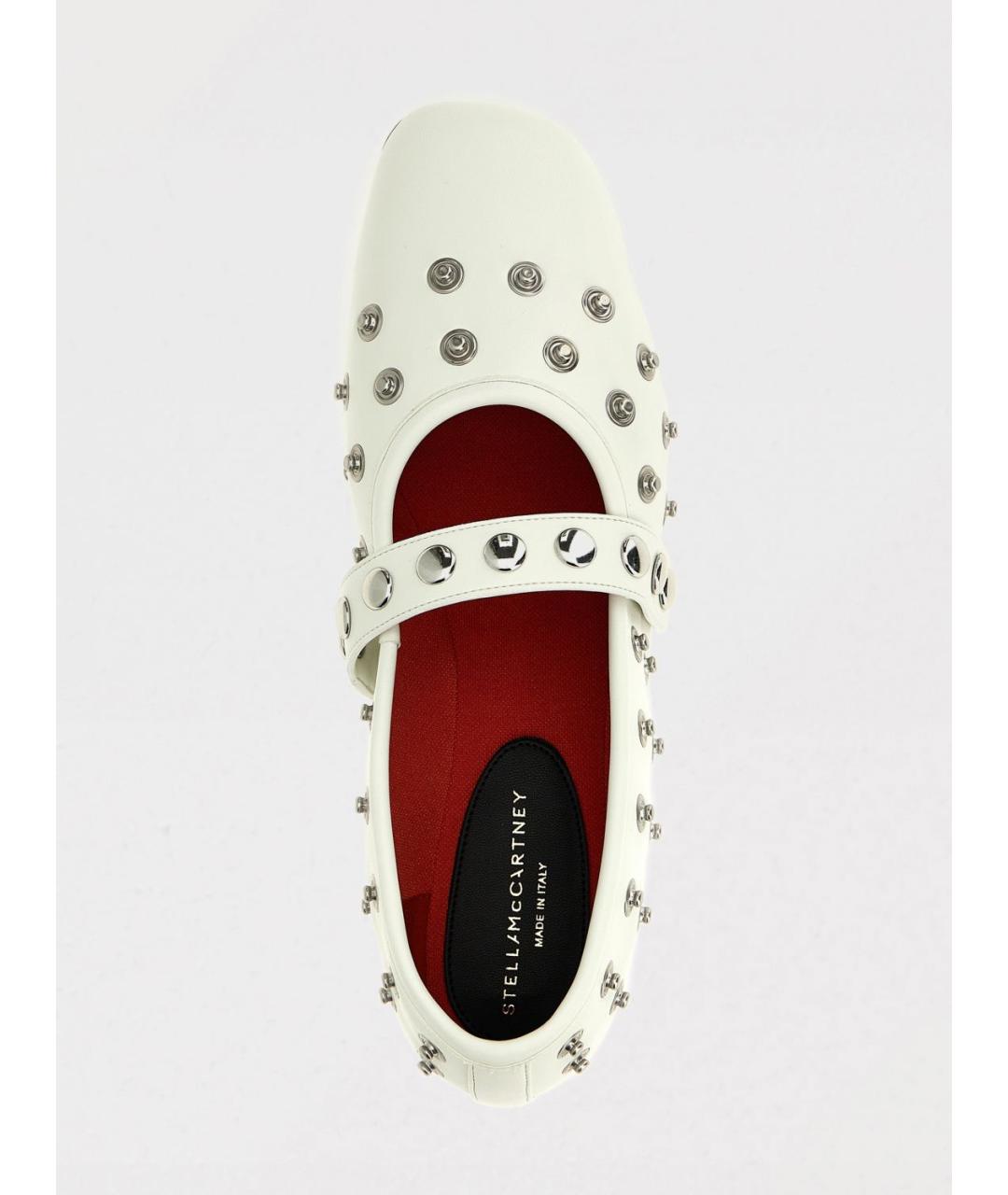 STELLA MCCARTNEY Белые балетки, фото 4
