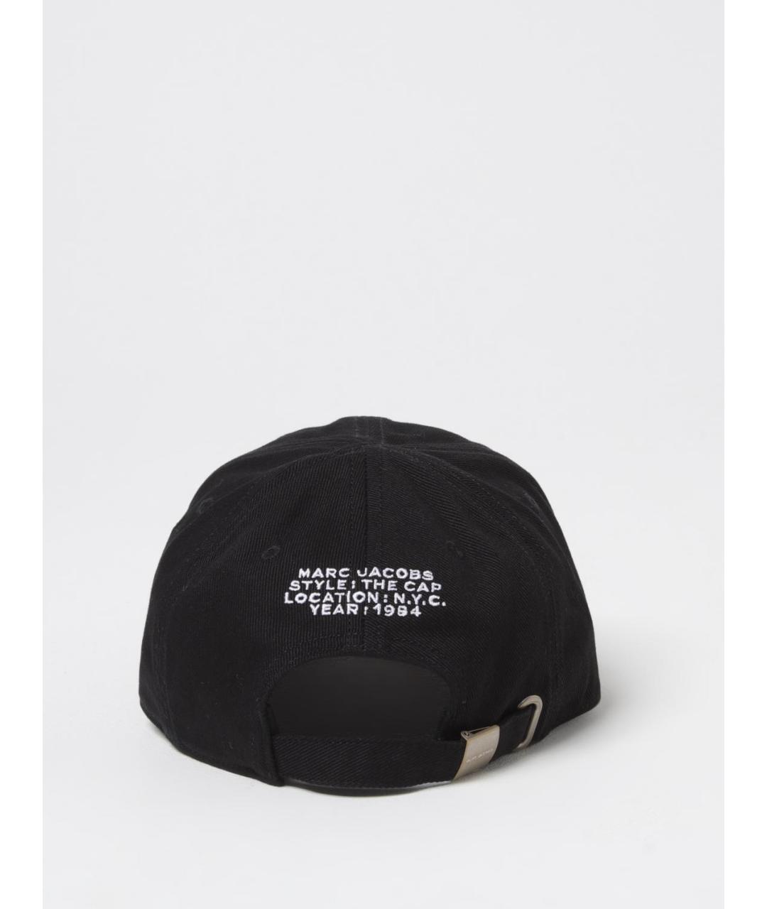 MARC JACOBS Черная хлопковая кепка, фото 3