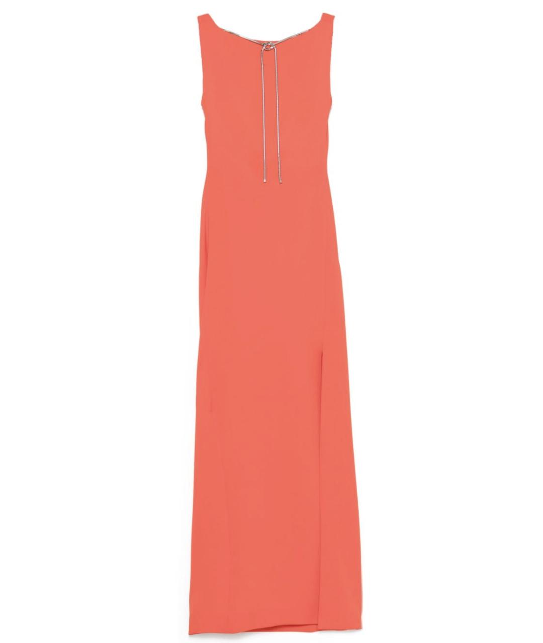 MAX MARA Красное ацетатное платье, фото 1