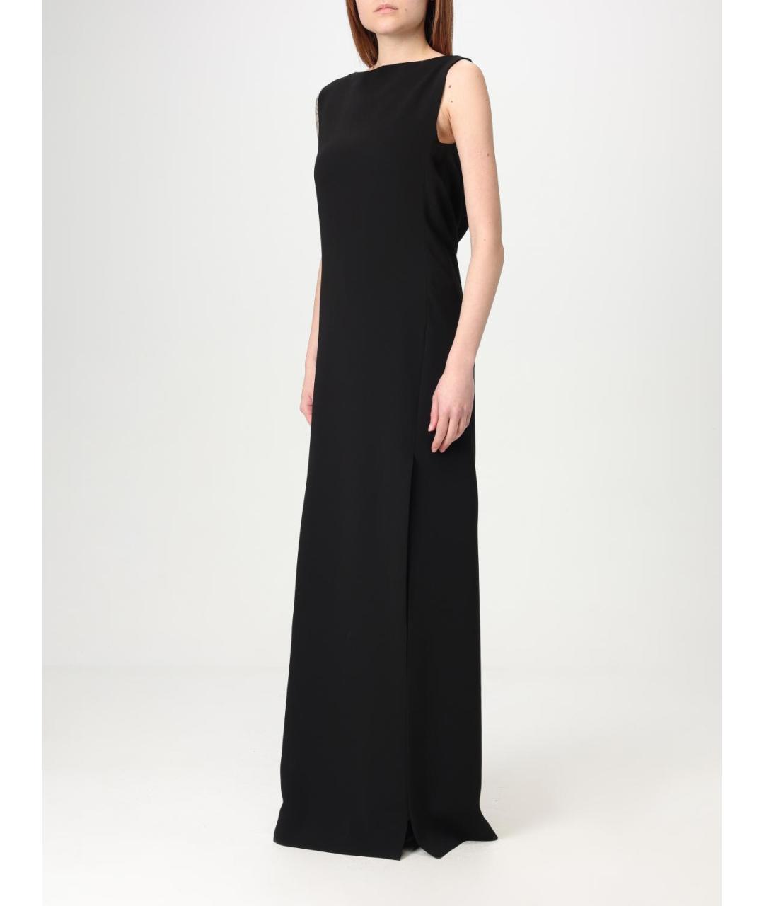 MAX MARA Черное ацетатное платье, фото 4