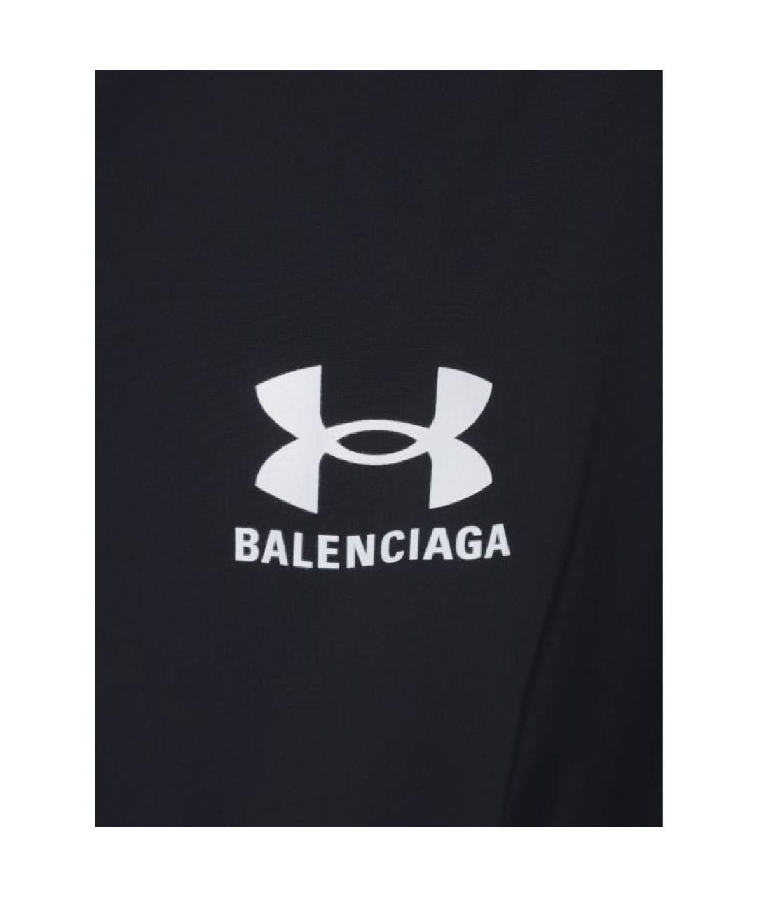 BALENCIAGA Черная полиамидовая куртка, фото 3