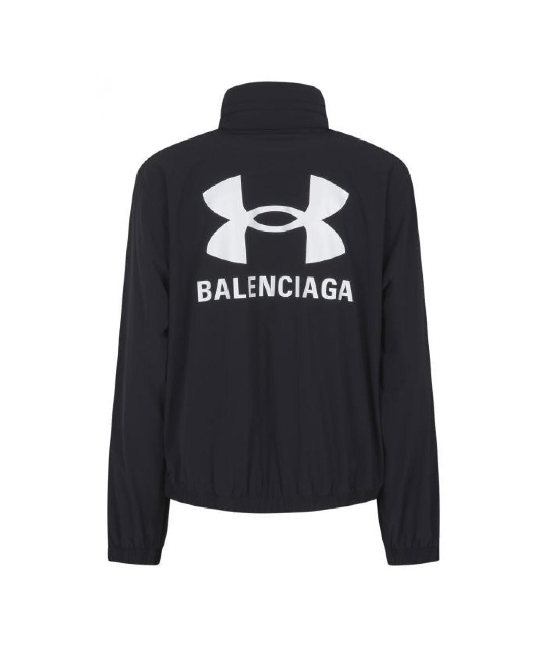 BALENCIAGA Черная полиамидовая куртка, фото 2