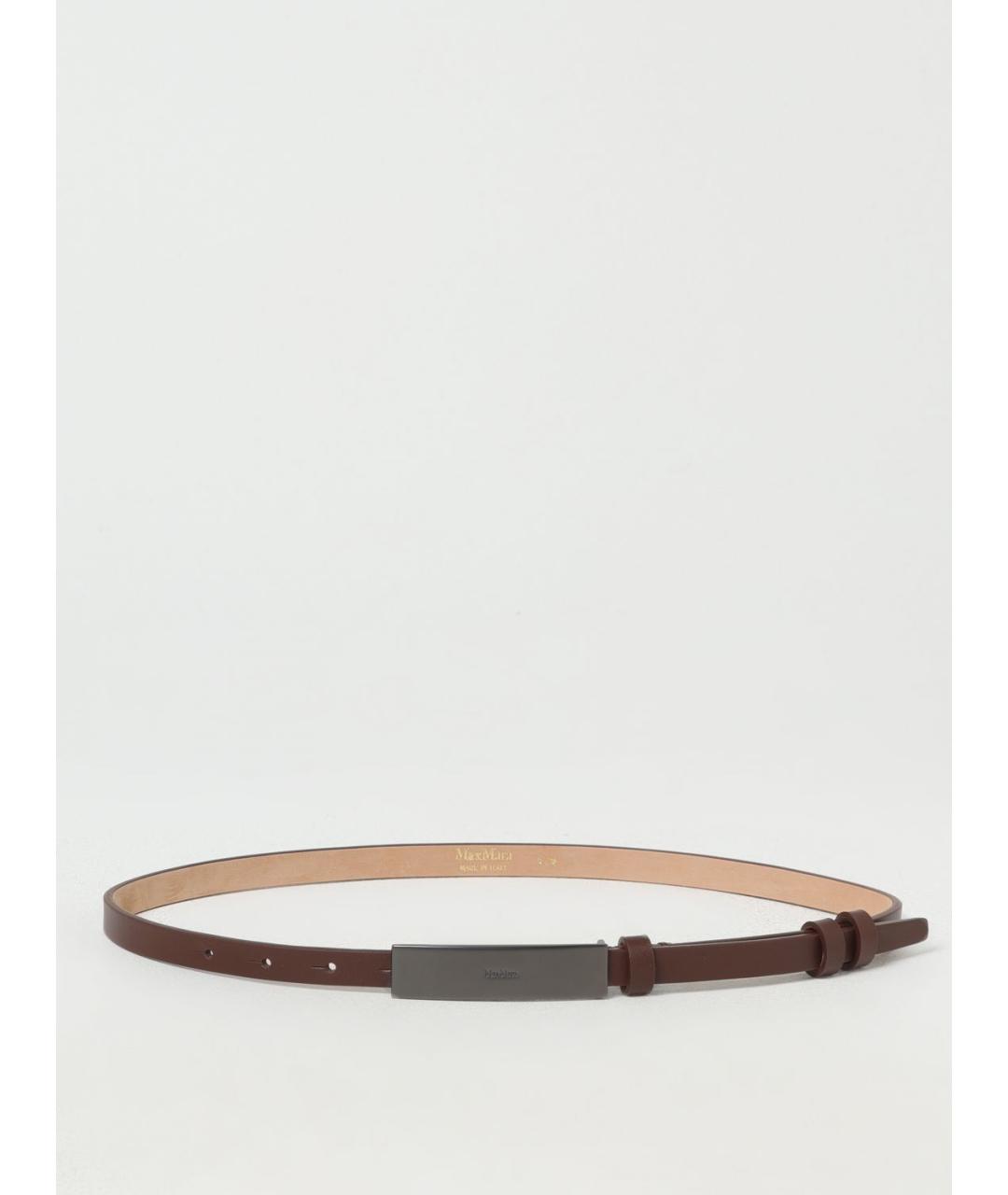MAX MARA Коричневый ремень, фото 4