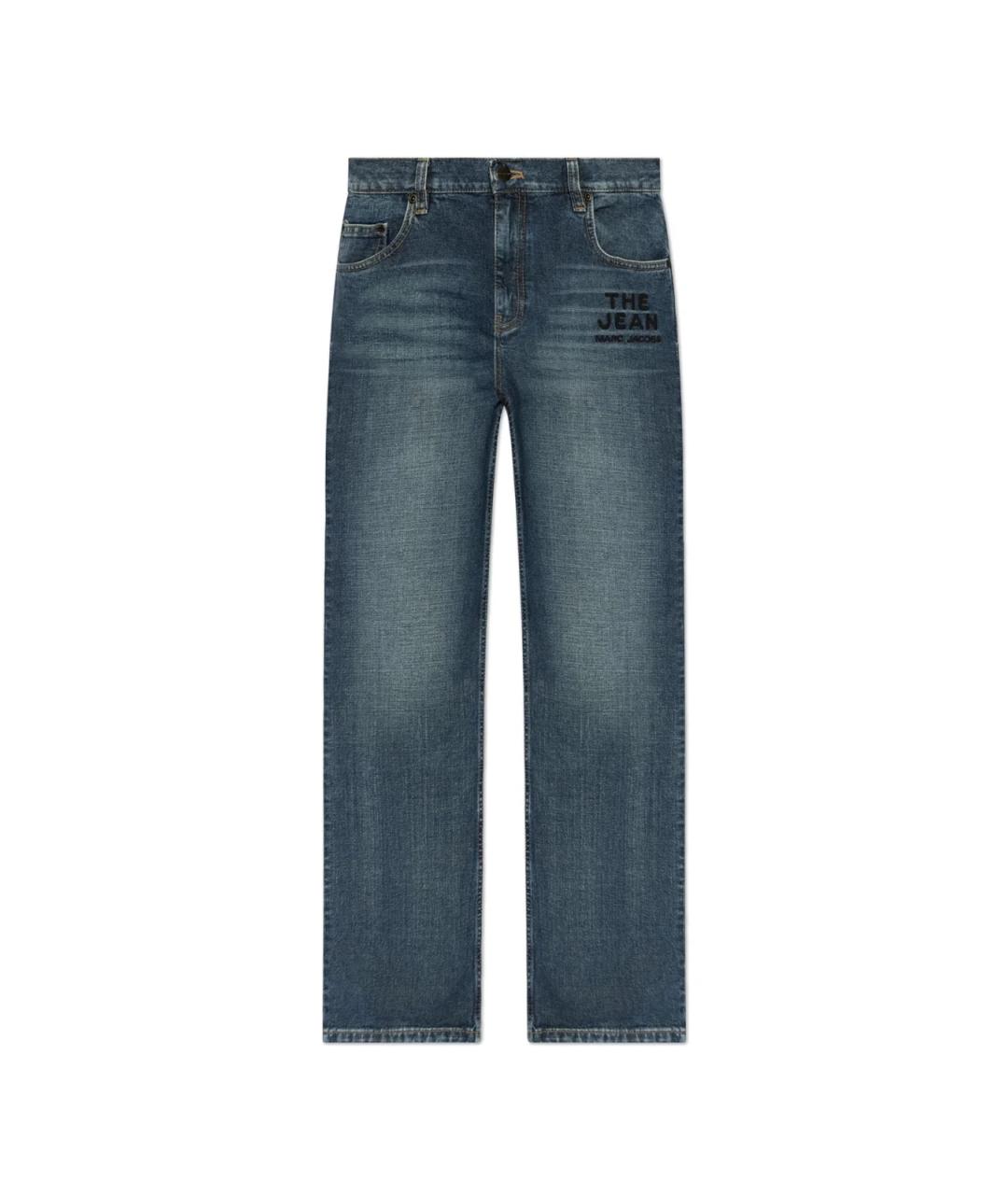MARC JACOBS Синие хлопковые прямые джинсы, фото 1