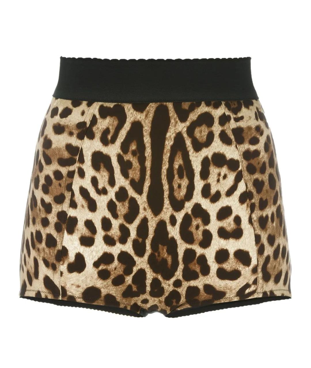 DOLCE&GABBANA Мульти шелковые шорты, фото 1