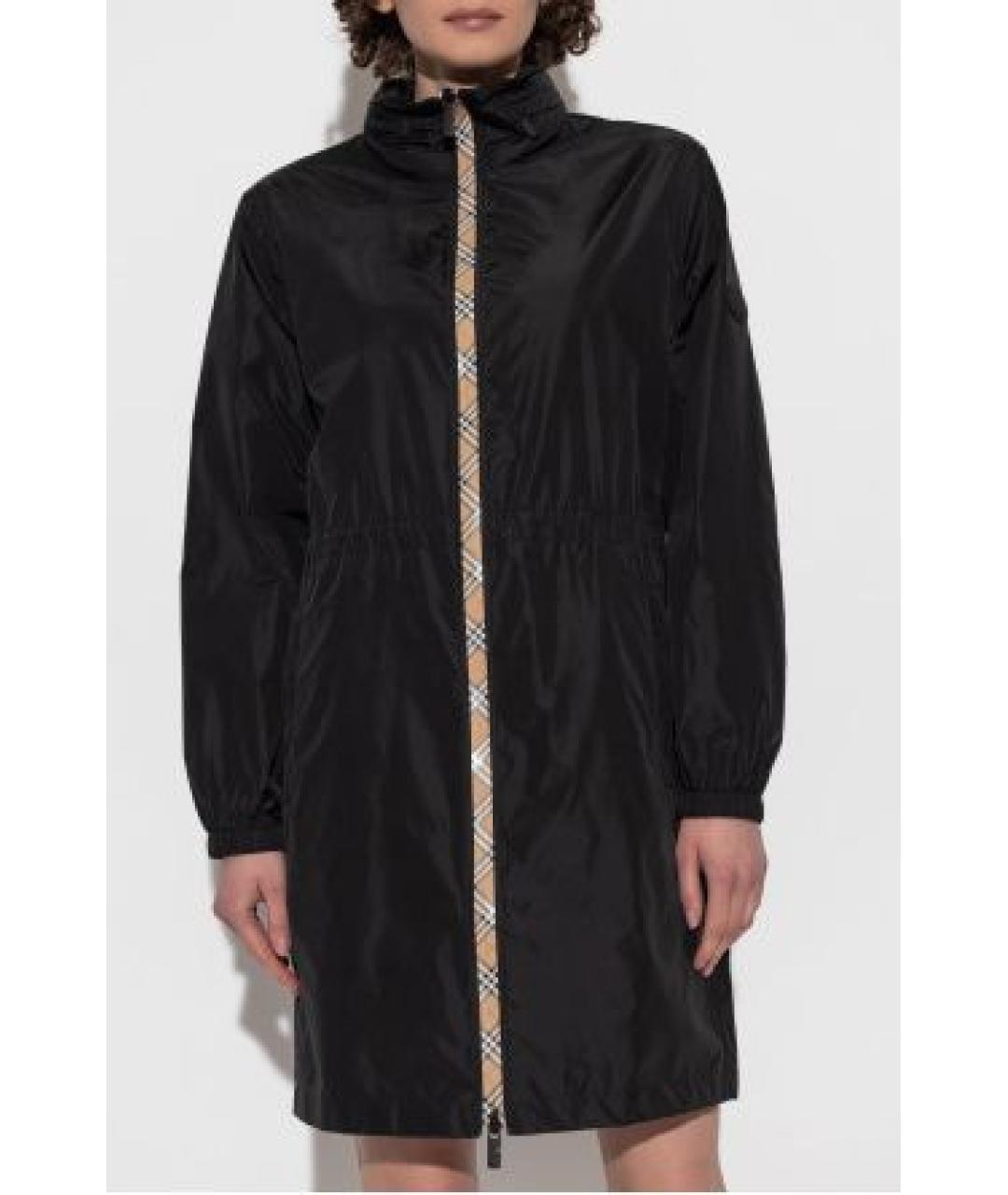 BURBERRY Черная полиамидовая парка, фото 3