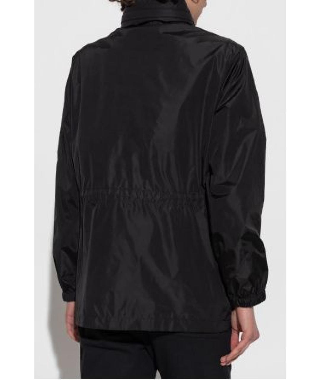 BURBERRY Черная полиамидовая куртка, фото 4