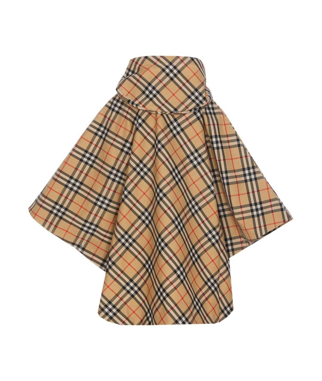 BURBERRY Бежевая полиамидовая парка, фото 2