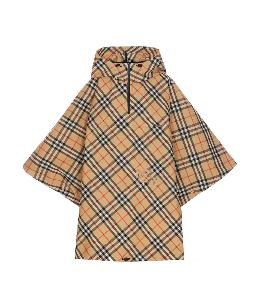 BURBERRY Бежевая полиамидовая парка, фото 1