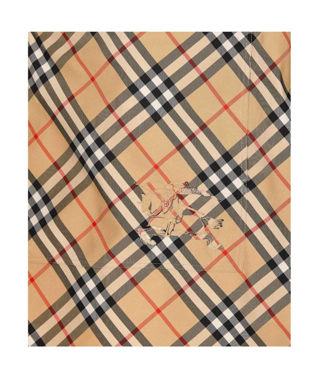 BURBERRY Бежевая полиамидовая парка, фото 3