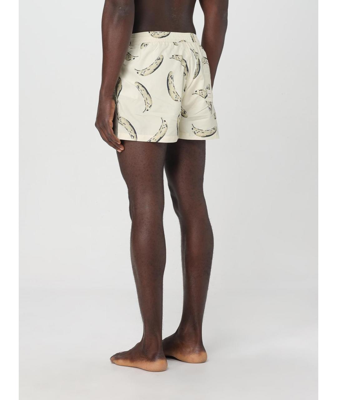 JACQUEMUS Бежевые синтетические шорты, фото 4