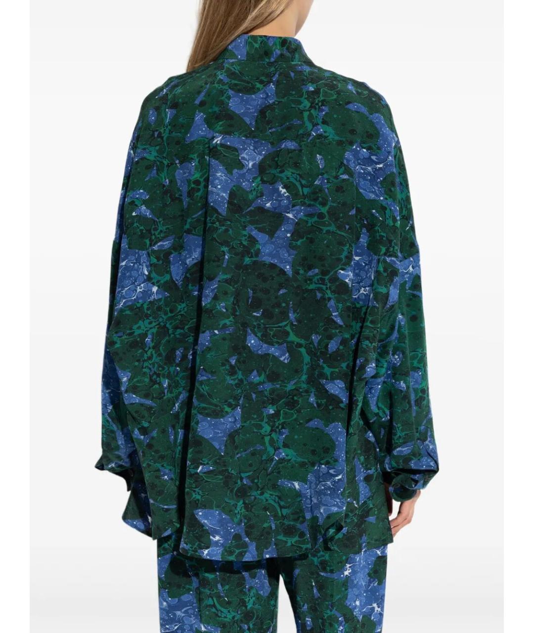 DRIES VAN NOTEN Мульти шелковая рубашка, фото 5