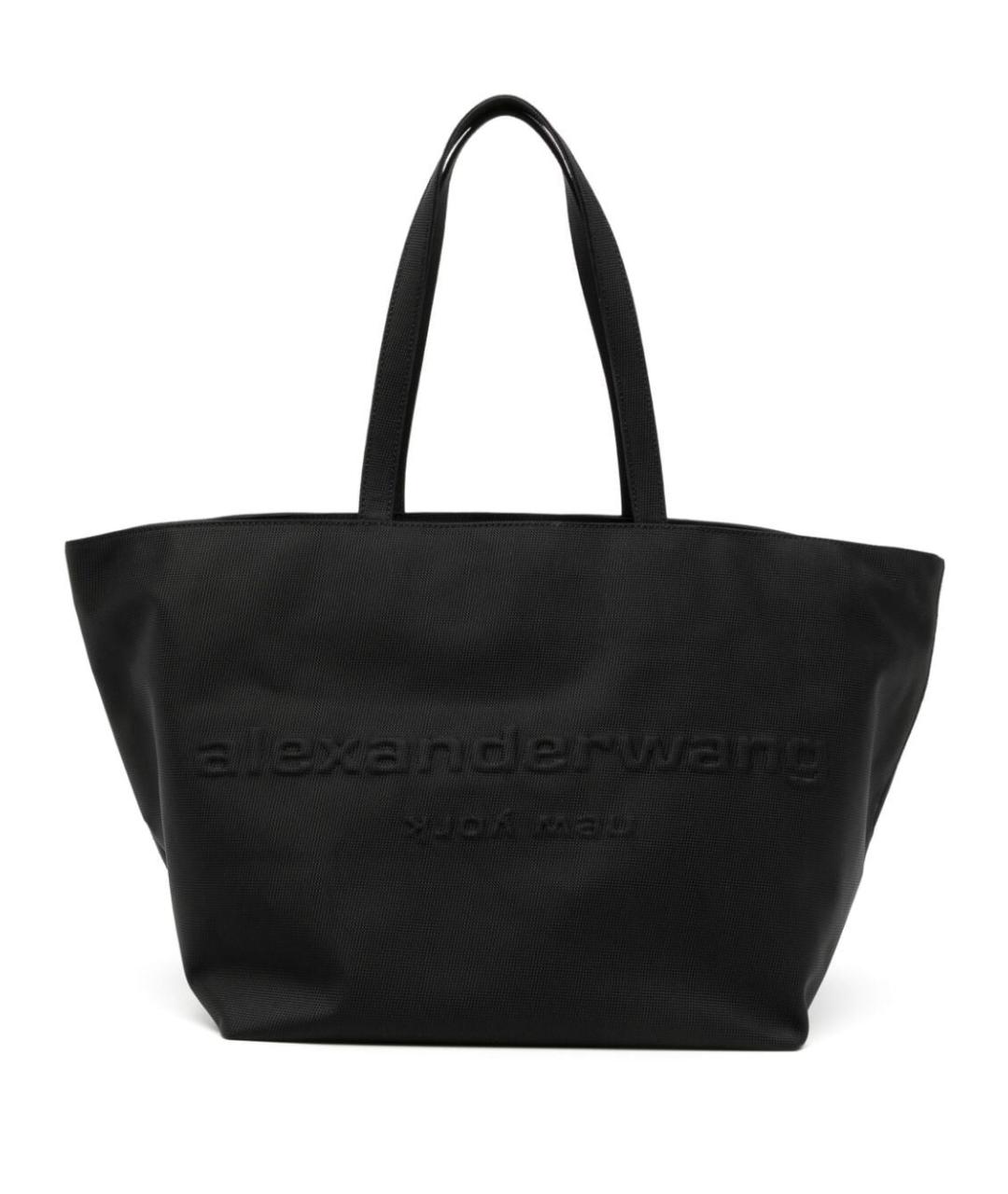ALEXANDER WANG Черная синтетическая сумка тоут, фото 1