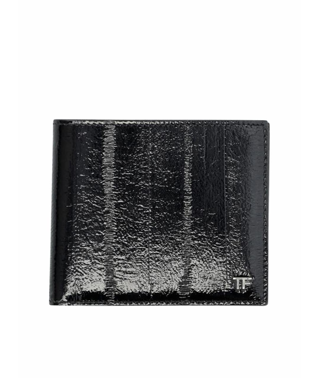 TOM FORD Черный кожаный кошелек, фото 1