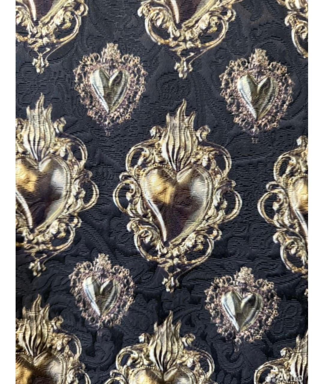 DOLCE&GABBANA Черный вискозный джемпер / свитер, фото 4