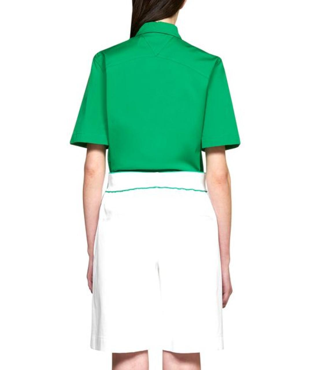 BOTTEGA VENETA Белые хлопковые шорты, фото 3
