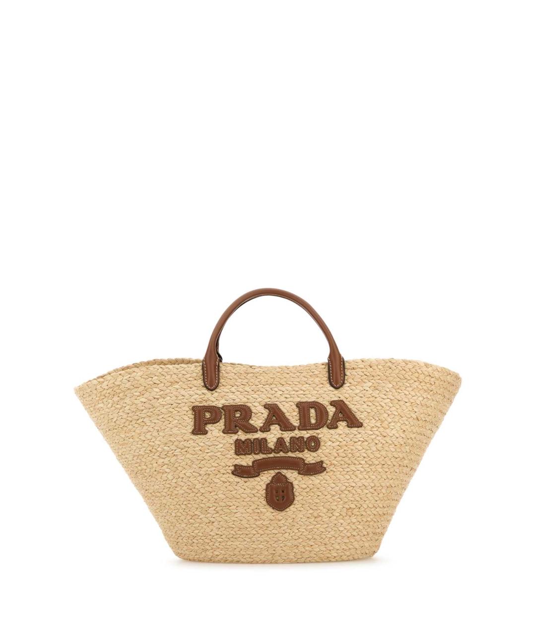 PRADA Бежевая пляжная сумка, фото 1