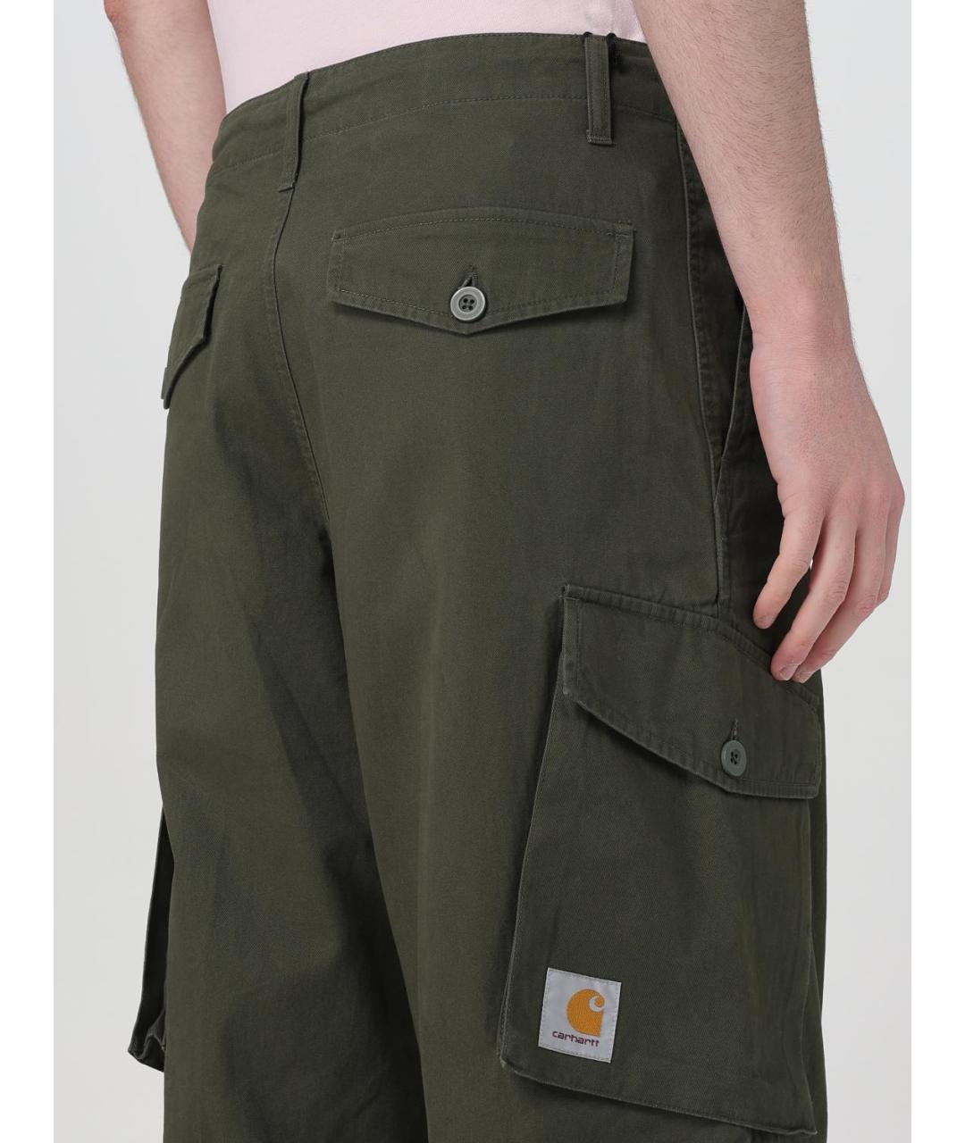 CARHARTT WIP Зеленые повседневные брюки, фото 5