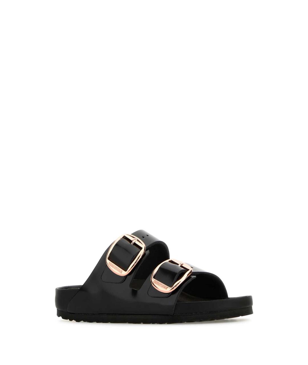 BIRKENSTOCK Черные кожаные сандалии, фото 2