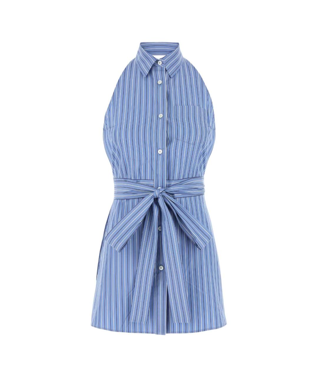PRADA Голубое повседневное платье, фото 1