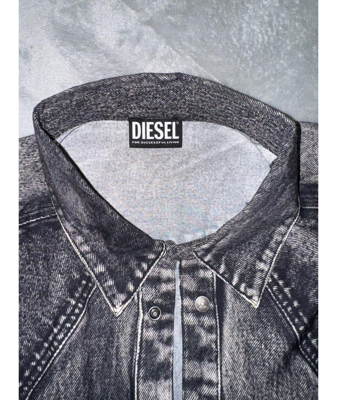 DIESEL Серая кэжуал рубашка, фото 4