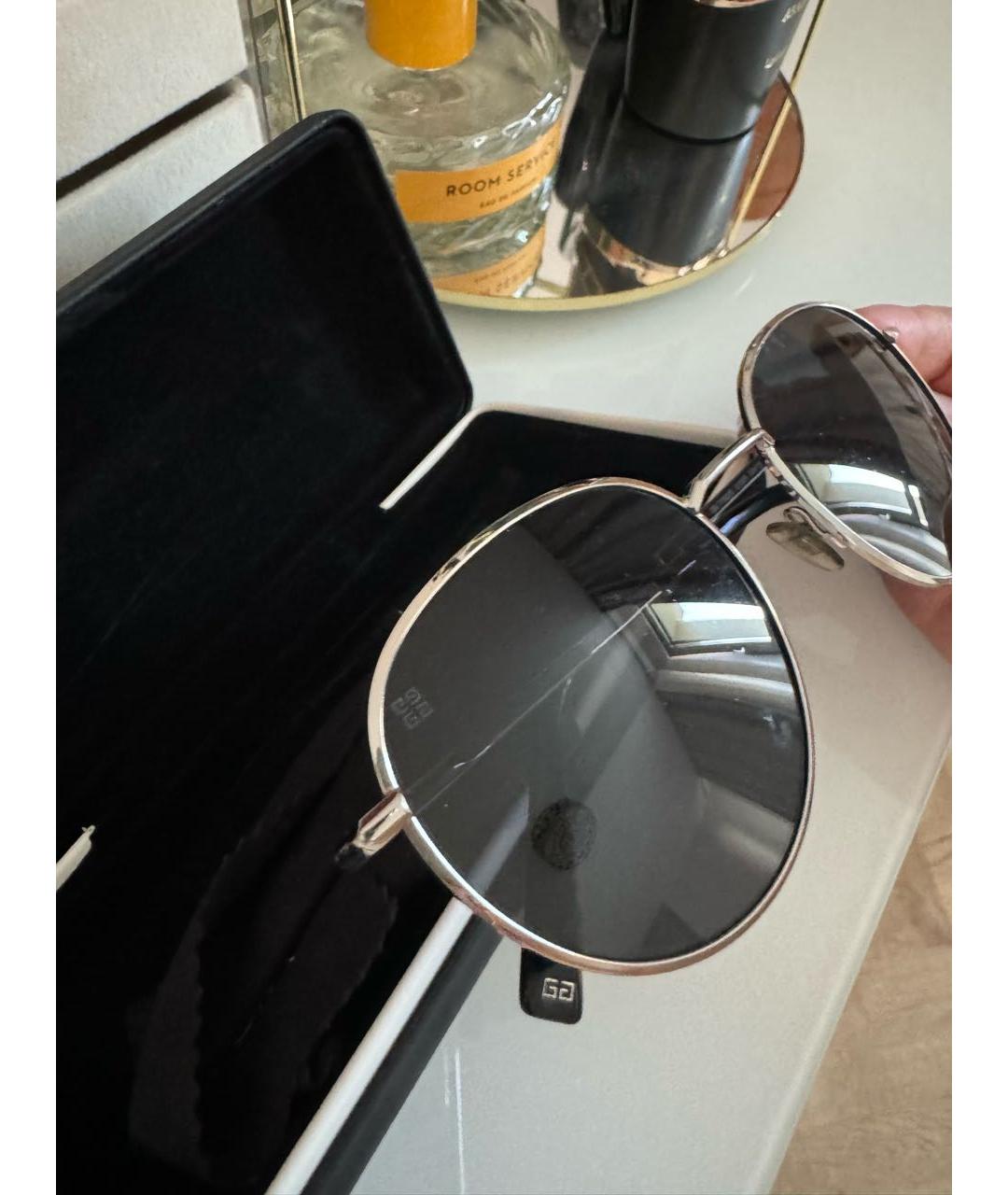 GIVENCHY Черные металлические солнцезащитные очки, фото 2