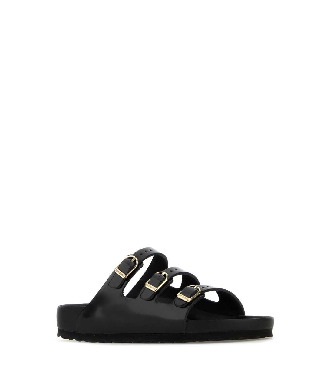 BIRKENSTOCK Черные кожаные сандалии, фото 2