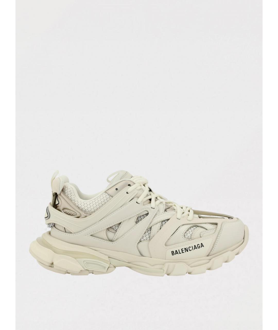 BALENCIAGA Бежевые низкие кроссовки / кеды, фото 4