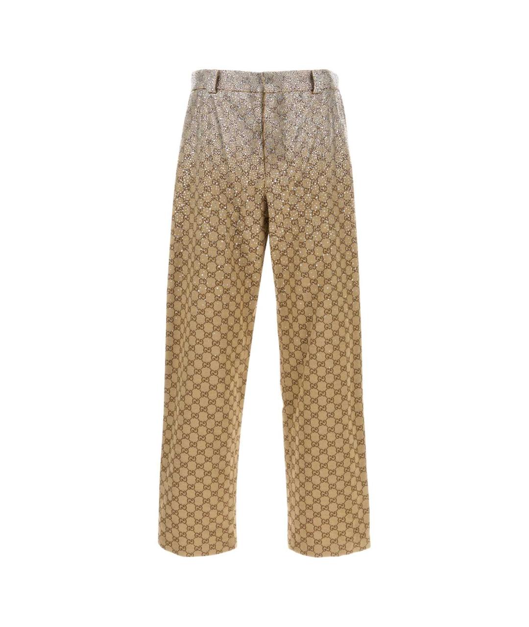GUCCI Бежевые повседневные брюки, фото 1