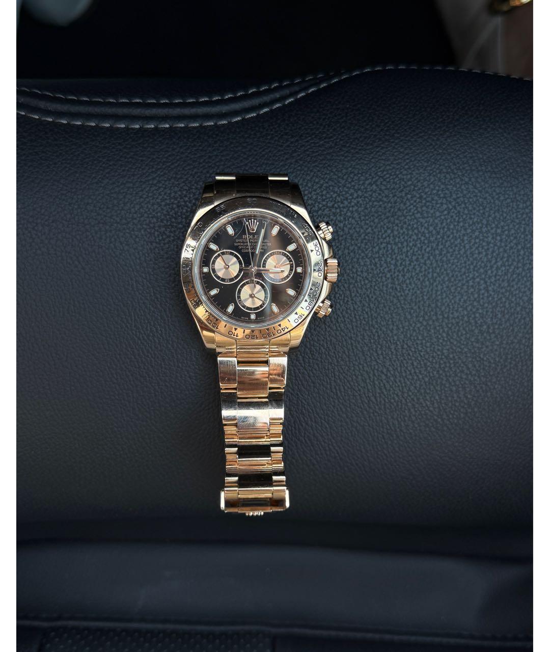 ROLEX Золотые часы из розового золота, фото 2