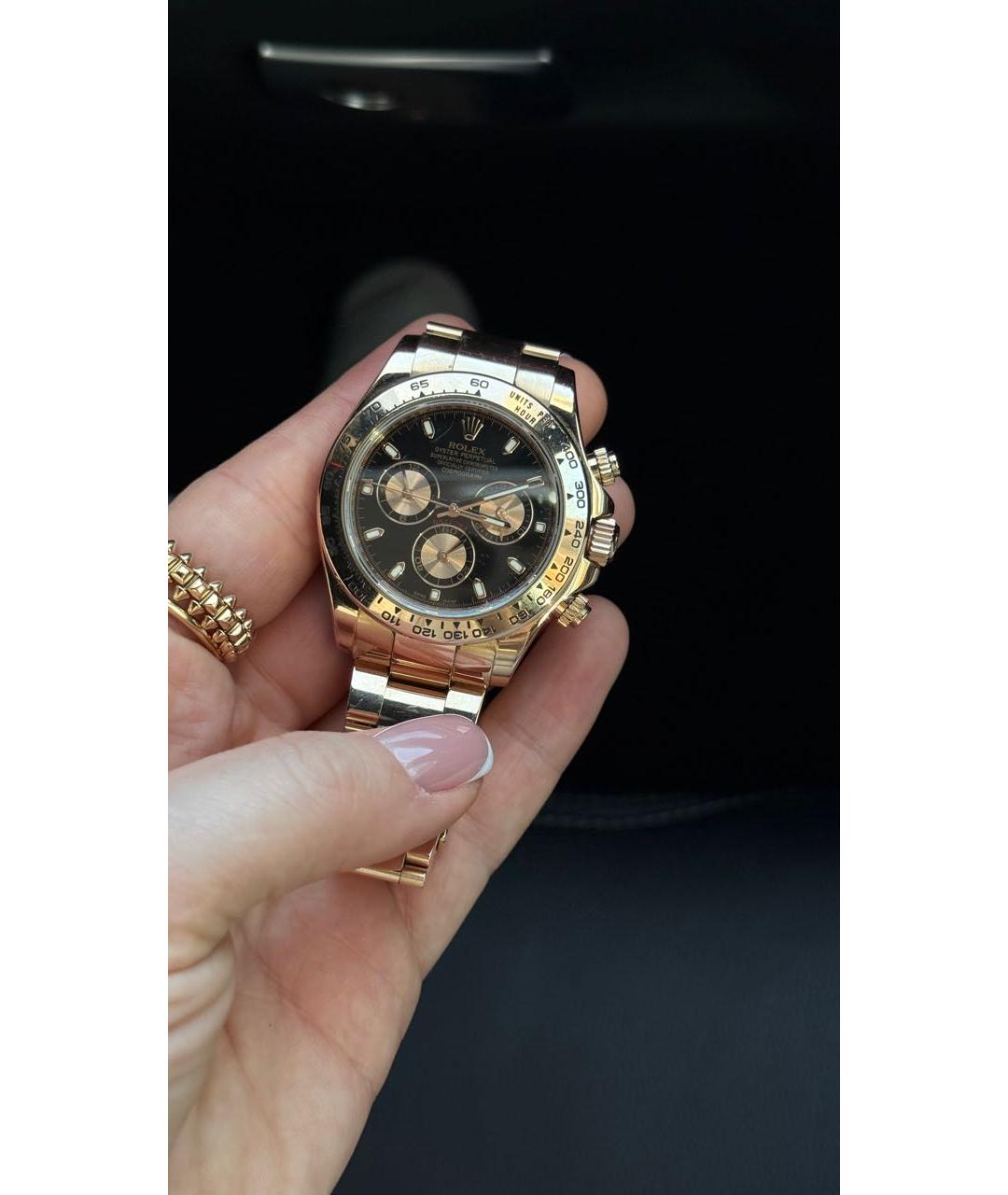 ROLEX Золотые часы из розового золота, фото 8