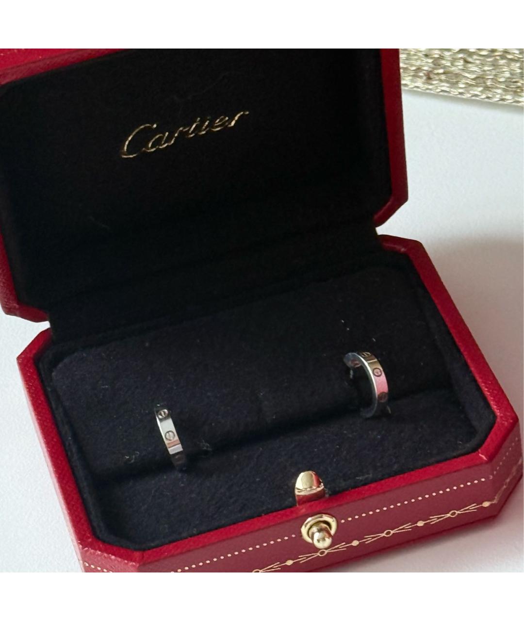 CARTIER Серьги из белого золота, фото 3