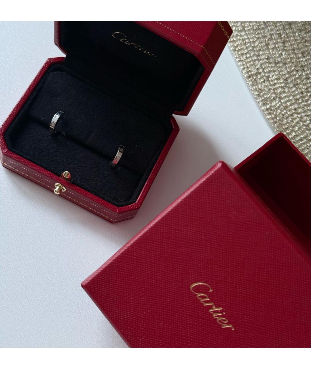 CARTIER Серьги из белого золота, фото 2