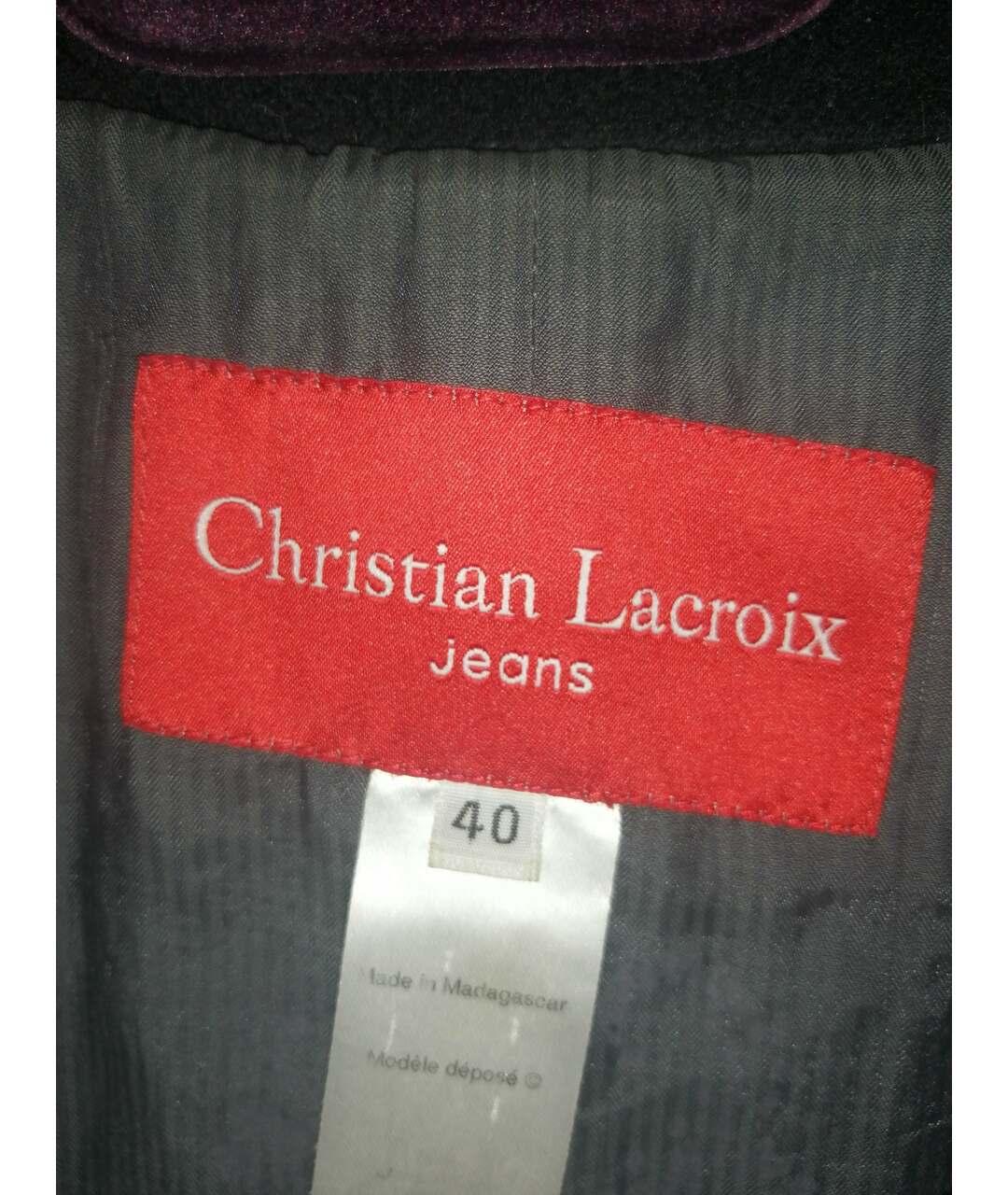 CHRISTIAN LACROIX Черное шерстяное пальто, фото 4