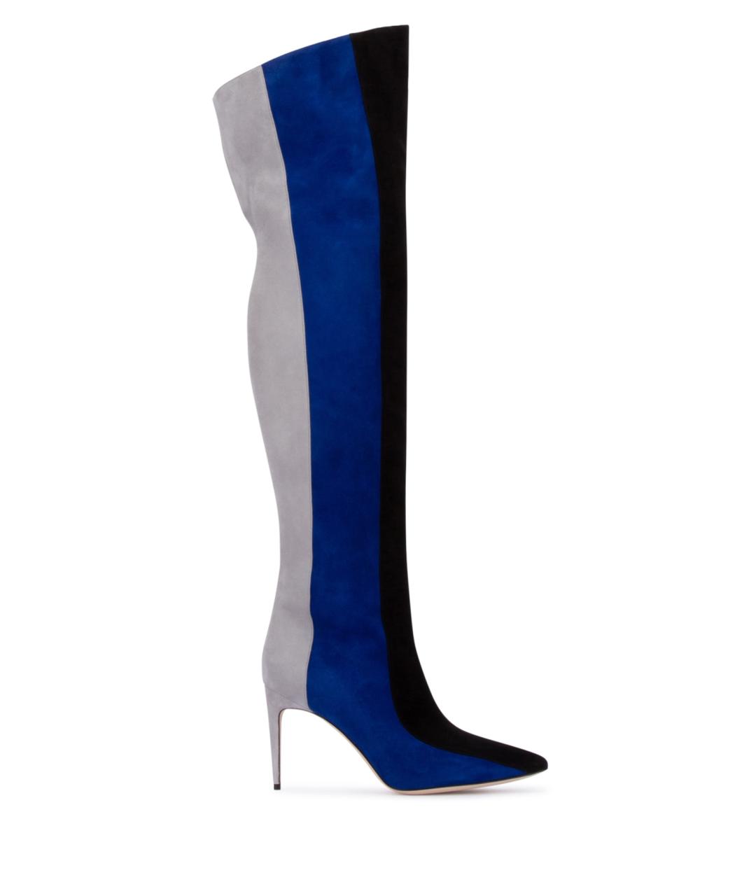 MANOLO BLAHNIK Мульти кожаные ботфорты, фото 1