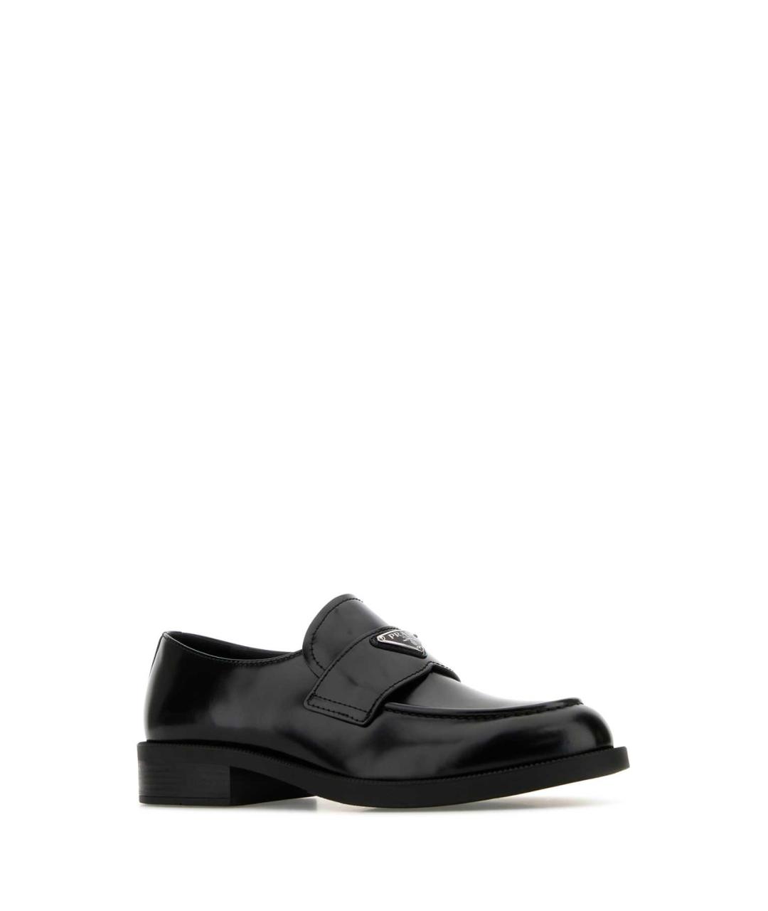PRADA Черные лоферы из лакированной кожи, фото 2