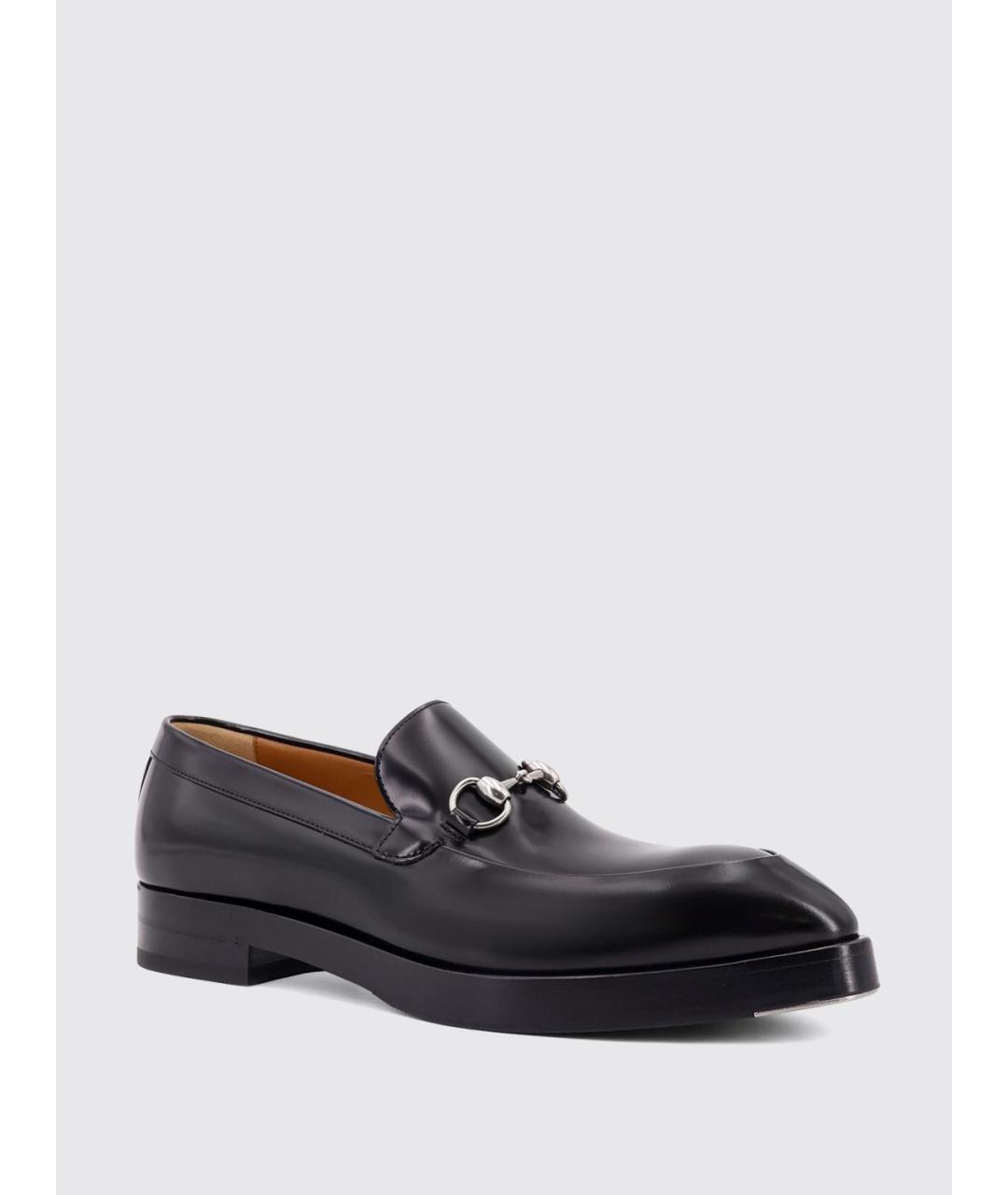GUCCI Черные лоферы, фото 2
